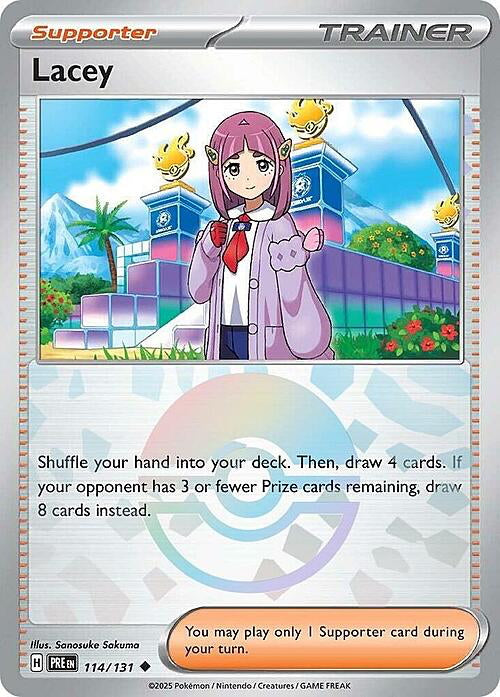 Prismatic Evolutions Lacey #114/131 Pokéball